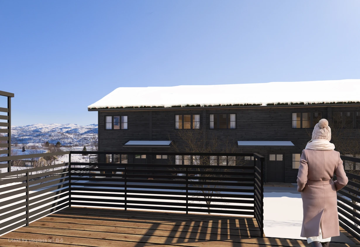 Strøkne fritidsleiligheter i fjellet. Ski inn og ut.