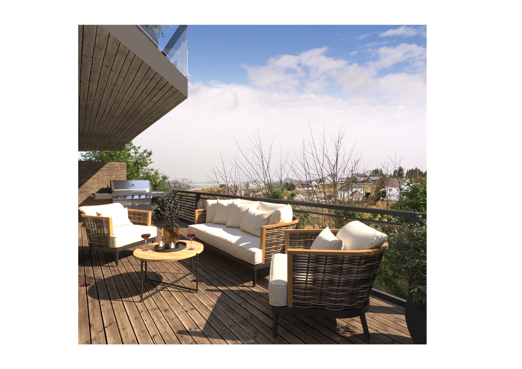 Terrasse Nybolig Øygarden.